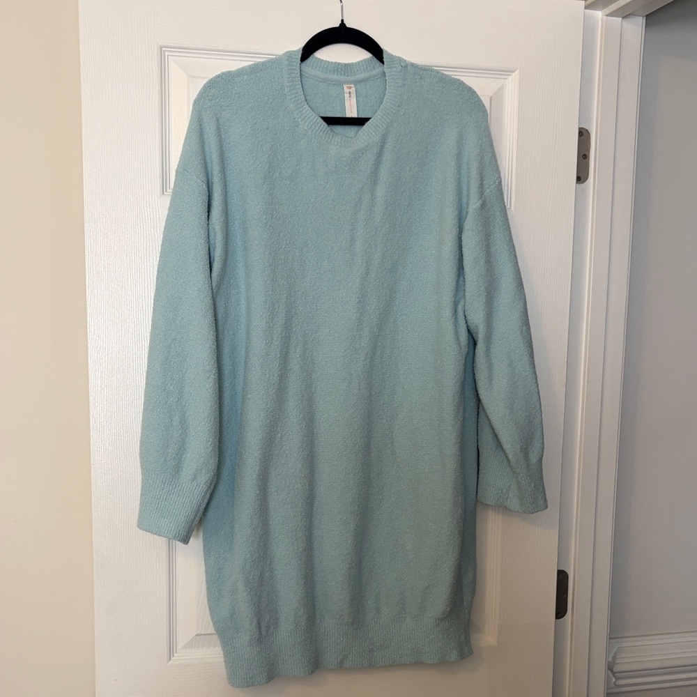 Anthropologie Beachy Blue Sweater Dress